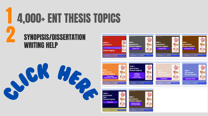 otorhinolaryngology thesis topics