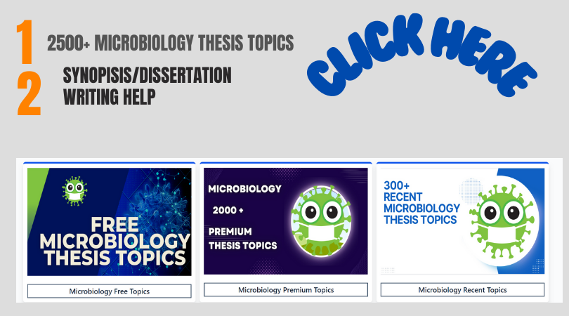 Microbiology Thesis Topics