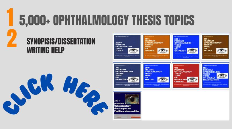 opthalm thesis topics