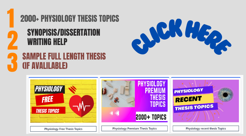 physiology Thesis topics