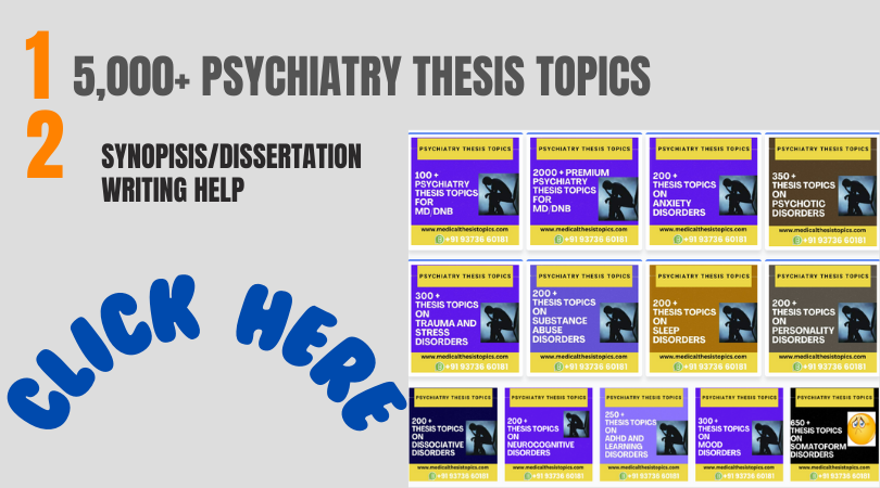 Psychiatry thesis topics