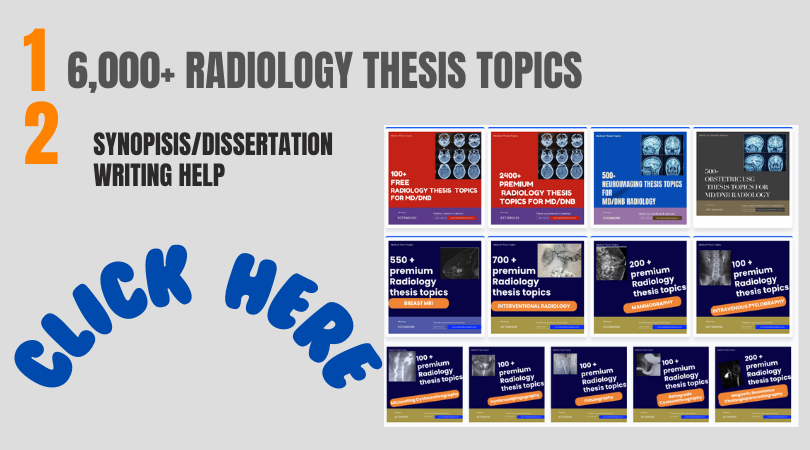 radiology thesis topics