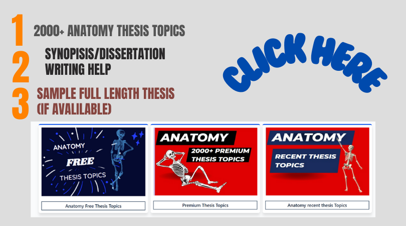 anatomy thesis topics