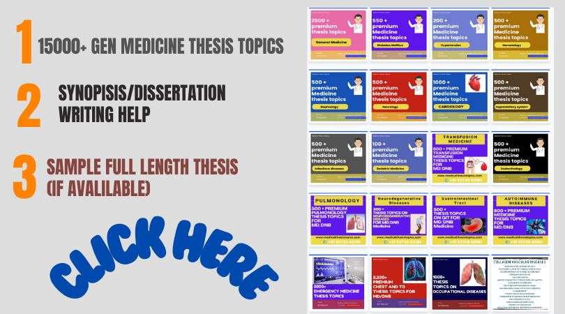 medicine thesis topics