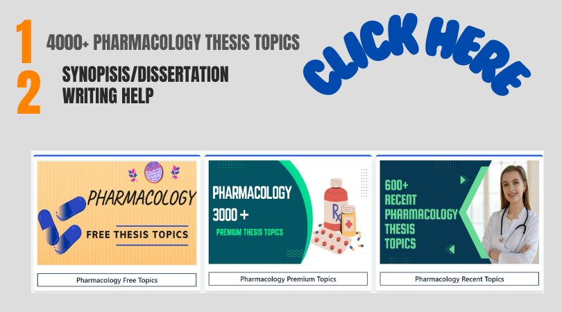 Pharmacology Thesis Topics