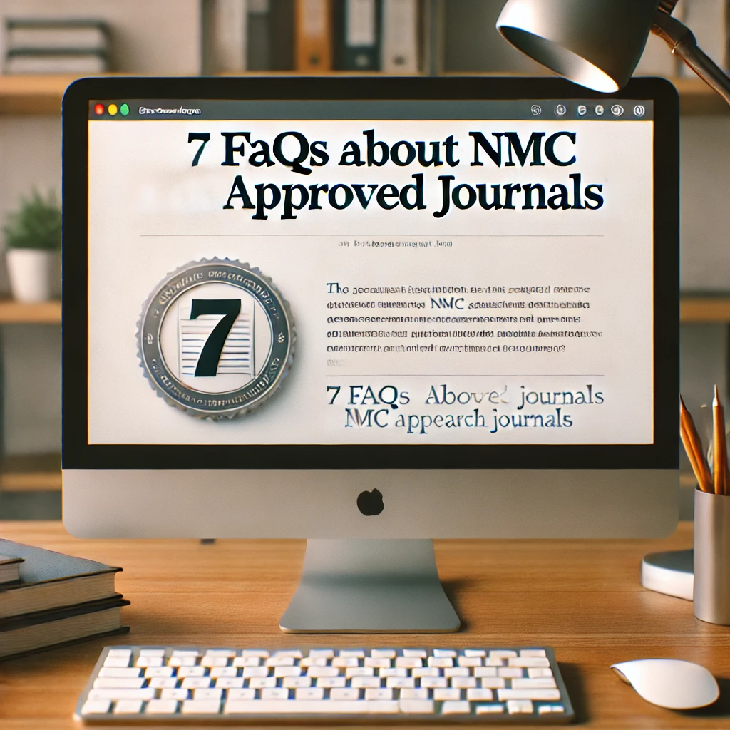 FAQs about NMC indexed journals