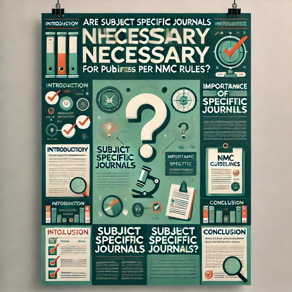 subject specific journals as per NMC